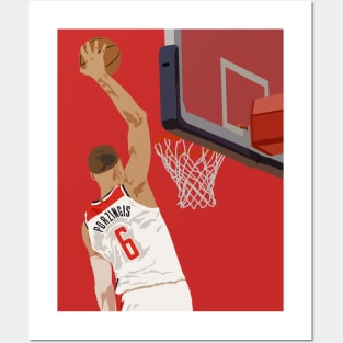 Kristaps Porzingis Slam Dunk Posters and Art